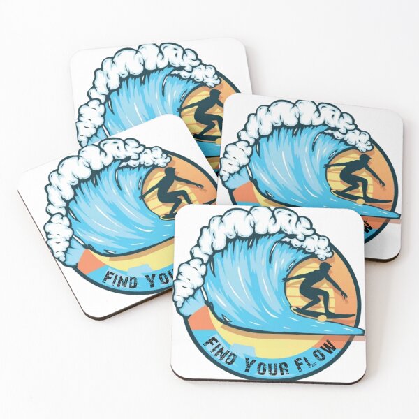 Item preview, Catch the Wave: 'Find Your Flow' designed and sold by Chroma Artis.