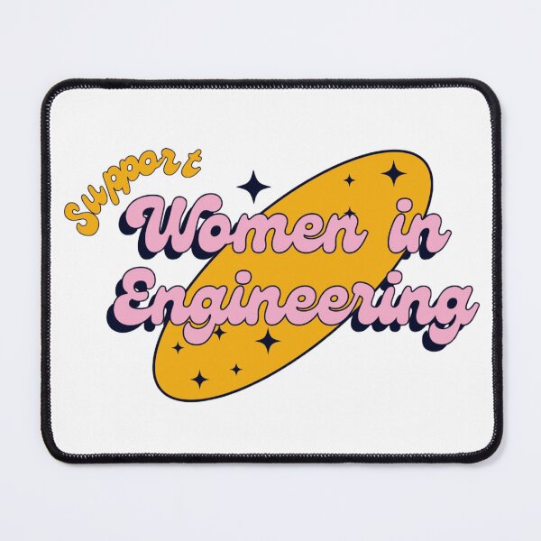 Item preview, Retro, Colorful Support Women in Engineering designed and sold by meggwill.