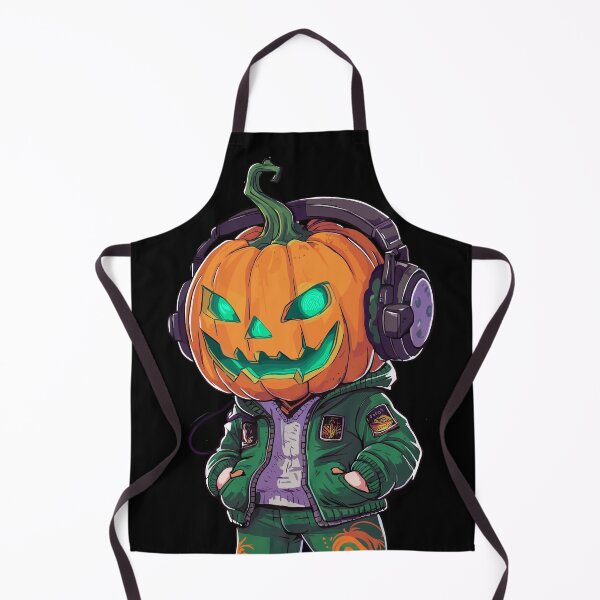 Item preview, Cool Pumpkin Head with Headphones Streetwear Art designed and sold by markymaarty.