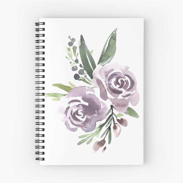 Item preview, Watercolor Purple Roses designed and sold by RoselleArts.