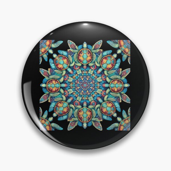 Item preview, Sea Turtle Kaleidoscope: Trippy Design designed and sold by SandbarTees.