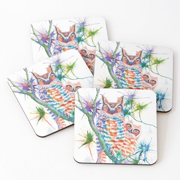 Item preview, Mother and Baby Owls designed and sold by MichelleFaber.