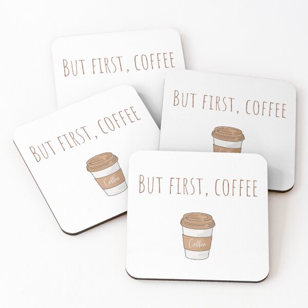 Item preview, But First, Coffee - Coffee Cup Illustration designed and sold by Creastore.