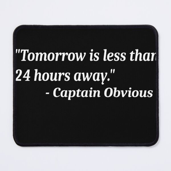 Item preview, Captain Obvious # 3 - Tomorrow designed and sold by CashWorks.