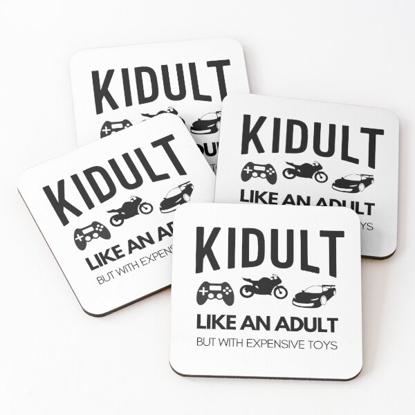 Item preview, Kidult, like an adult but with expensive toys, boys and their toys, adult toys designed and sold by Kaboom-Tees.