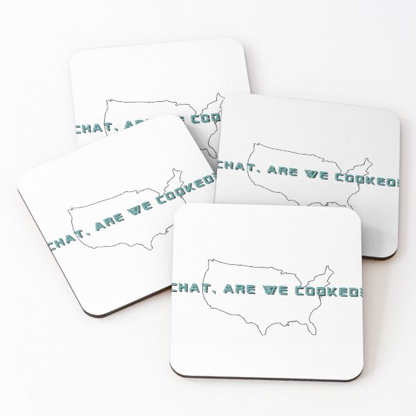 Item preview, Chat, are we cooked? (usa outline) designed and sold by WearyMeadows.