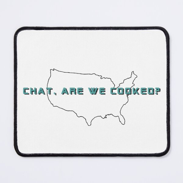 Item preview, Chat, are we cooked? (usa outline) designed and sold by WearyMeadows.