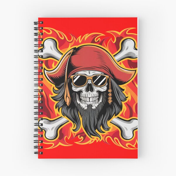 Item preview, Fiery Pirate Skull designed and sold by kateds14.