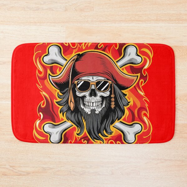 Item preview, Fiery Pirate Skull designed and sold by kateds14.