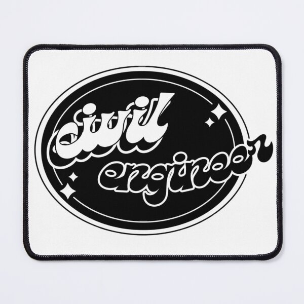 Item preview, Cute Black&White Civil Engineer designed and sold by meggwill.