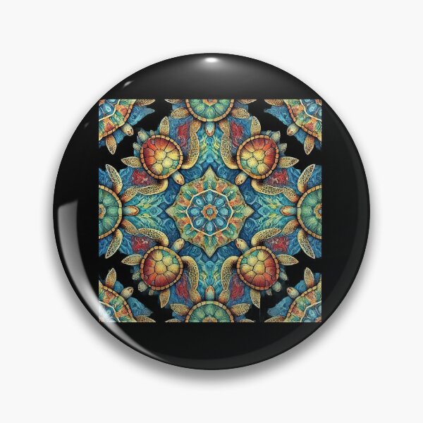 Item preview, Sea Turtle Kaleidoscope Ocean Conservation Design designed and sold by SandbarTees.