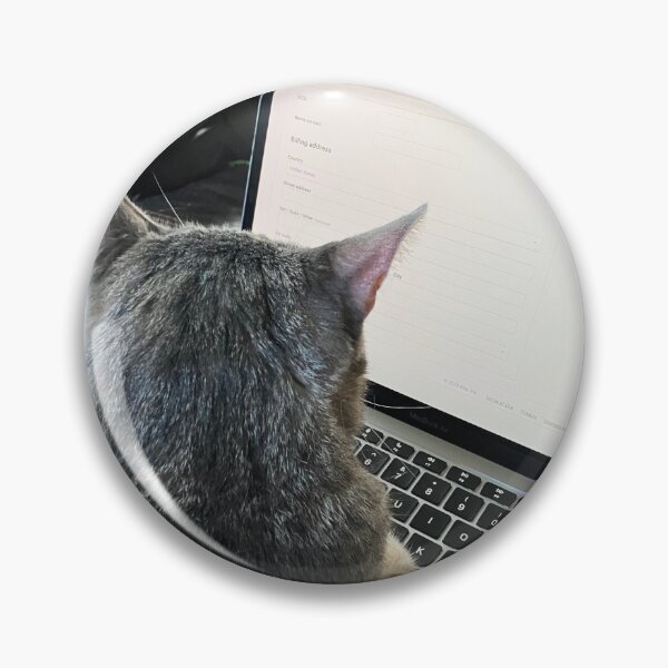 Artikelvorschau, Katze benutzt einen Computer entworfen und verkauft von aceoflemons.