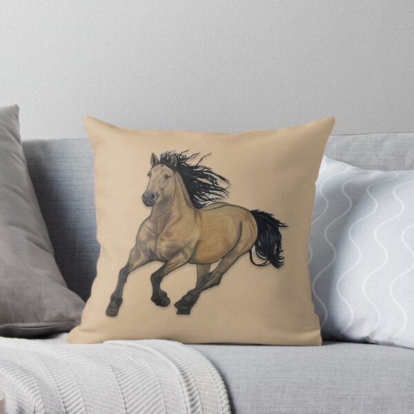 Item preview, JBA-Buckskin Horse designed and sold by JoanBeaudryART.