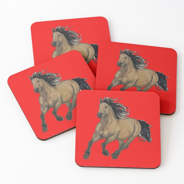 Item preview, JBA-Buckskin Horse designed and sold by JoanBeaudryART.