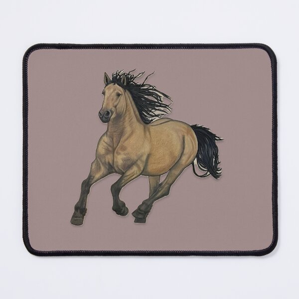 Item preview, JBA-Buckskin Horse designed and sold by JoanBeaudryART.