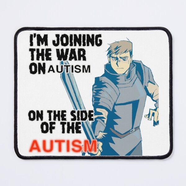 Item preview, laios joins the autism war but he's drawn by me designed and sold by asparrgo.