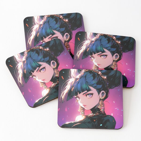 Item preview, Elegant Vibrant Fantasy Anime Girl designed and sold by bubblegoth.
