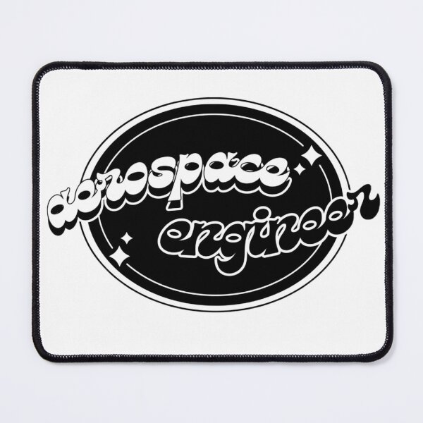 Item preview, Cute Black&White Aerospace Engineer designed and sold by meggwill.