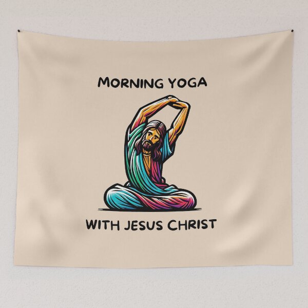 Item preview, Morning Yoga With Jesus designed and sold by DivineMovement.
