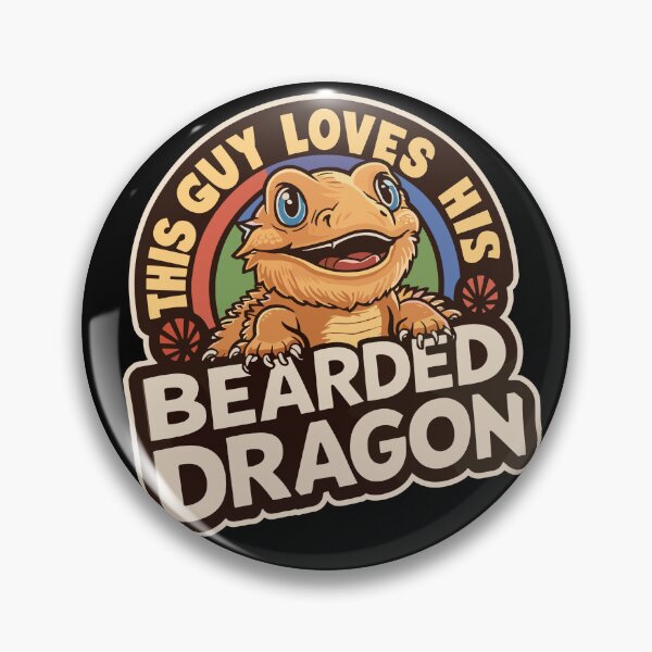 Item preview, This Guy Loves His Bearded Dragon designed and sold by markymaarty.