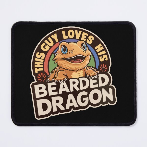 Item preview, This Guy Loves His Bearded Dragon designed and sold by markymaarty.