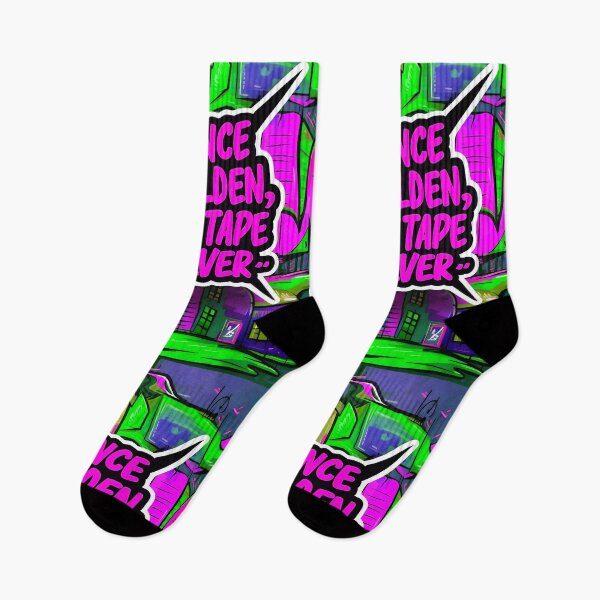 Item preview, Silence Is Golden Duct Tape Is Silver Funny Graffiti Style Quote designed and sold by TheArtOfPat.