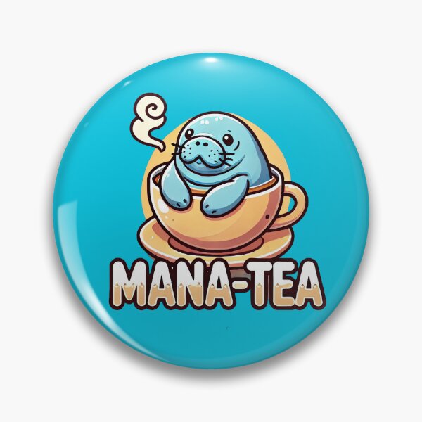 Item preview, Mana-Tea Fun Manatee Endangered Species Design designed and sold by SandbarTees.