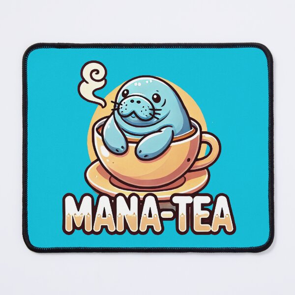 Item preview, Mana-Tea Fun Manatee Endangered Species Design designed and sold by SandbarTees.