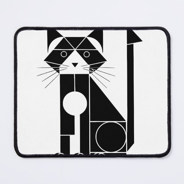 Item preview, Geometrical black cat designed and sold by Suzieprint.