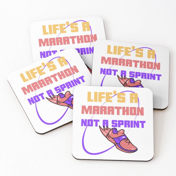 Item preview, Life's A Marathon Not A Sprint designed and sold by Sidetrackshirts.