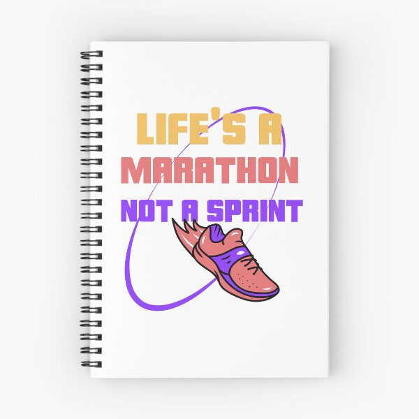 Item preview, Life's A Marathon Not A Sprint designed and sold by Sidetrackshirts.