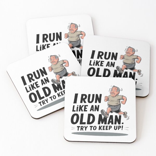 Item preview, Run Like An Old Man! designed and sold by Black Sands Art.