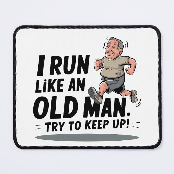 Item preview, Run Like An Old Man! designed and sold by Black Sands Art.