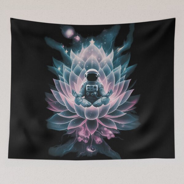 Item preview, Cosmic Lotus Astronaut designed and sold by RedTamah.