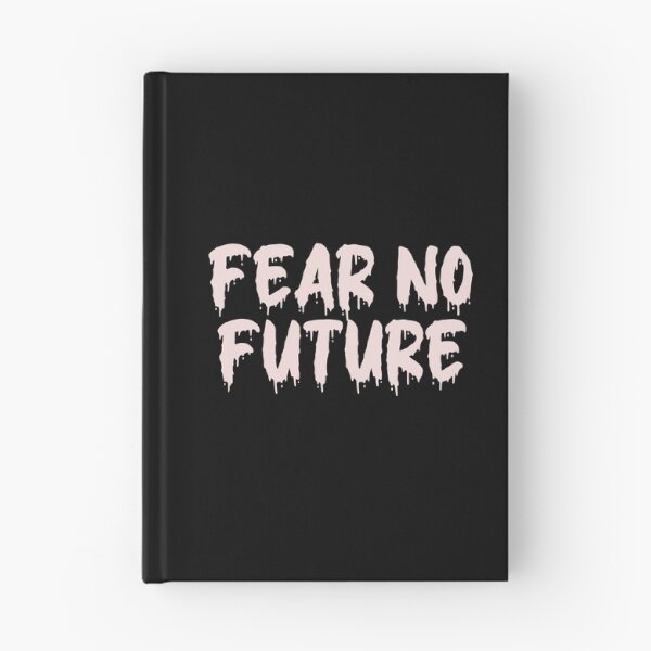 Item preview, PINK ON BLACK FEAR NO FUTURE BLOOD DRIP designed and sold by RomeArtCo.