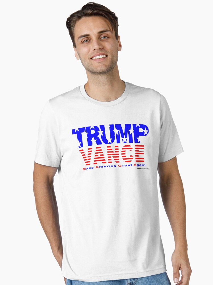 Thumbnail 1 of 7, Essential T-Shirt, Trump - Vance designed and sold by ayemagine.