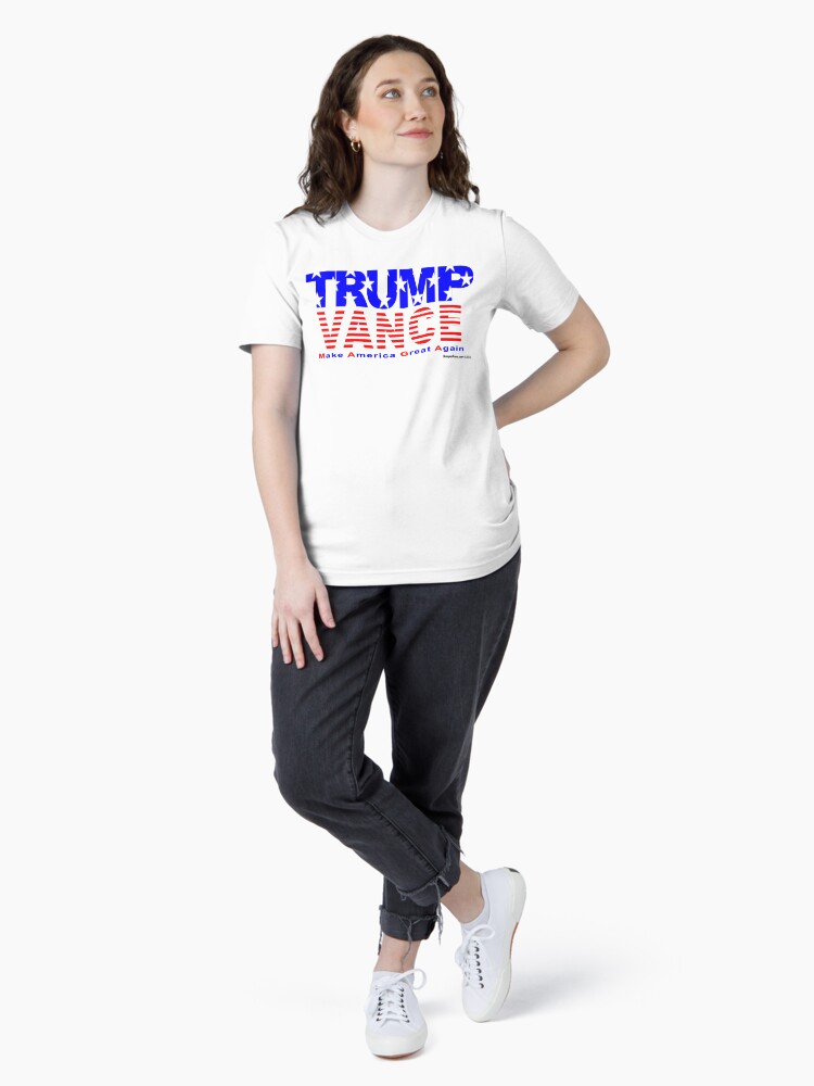 Thumbnail 4 of 7, Essential T-Shirt, Trump - Vance designed and sold by ayemagine.