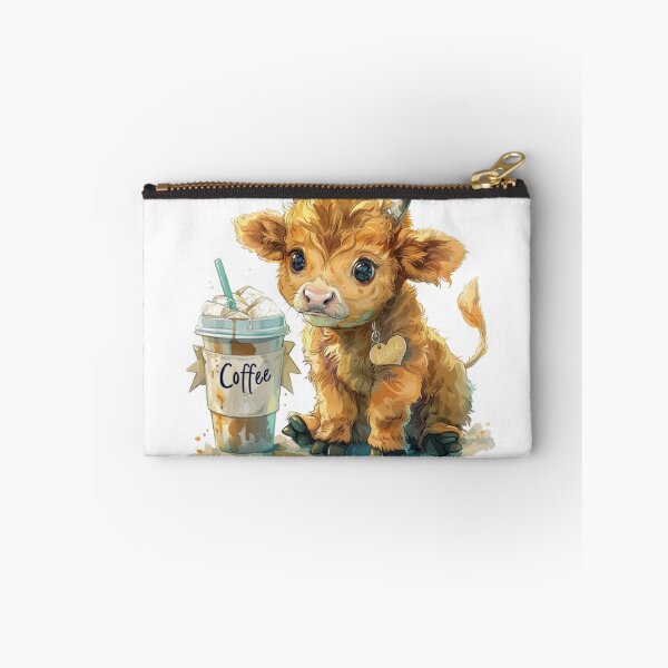 Item preview, Highland Cow Coffee Addict Farmhouse Fun Decor designed and sold by SellingWSarah17.
