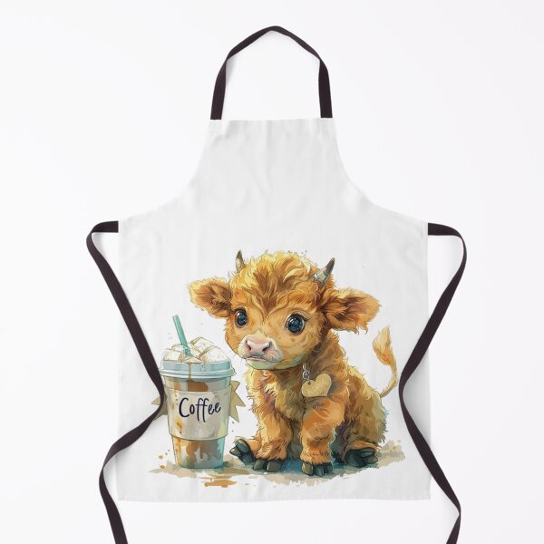 Item preview, Highland Cow Coffee Addict Farmhouse Fun Decor designed and sold by SellingWSarah17.