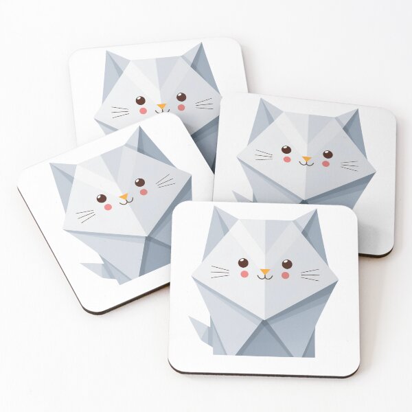 Item preview, cute origami cat designed and sold by EULALIA Twarog.