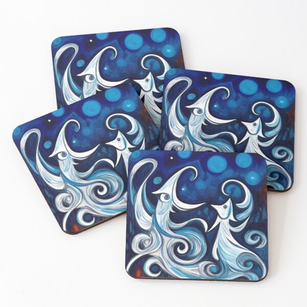 Item preview, Dancing Ghosts Art designed and sold by TheDarkWardrobe.