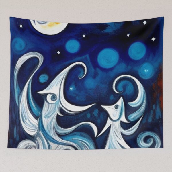 Item preview, Dancing Ghosts Art designed and sold by TheDarkWardrobe.