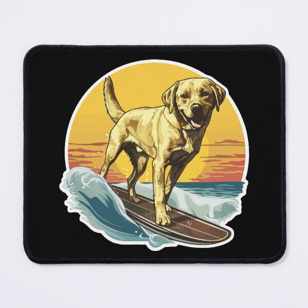 Item preview, Surfing Yellow Lab designed and sold by VelvetRoom.