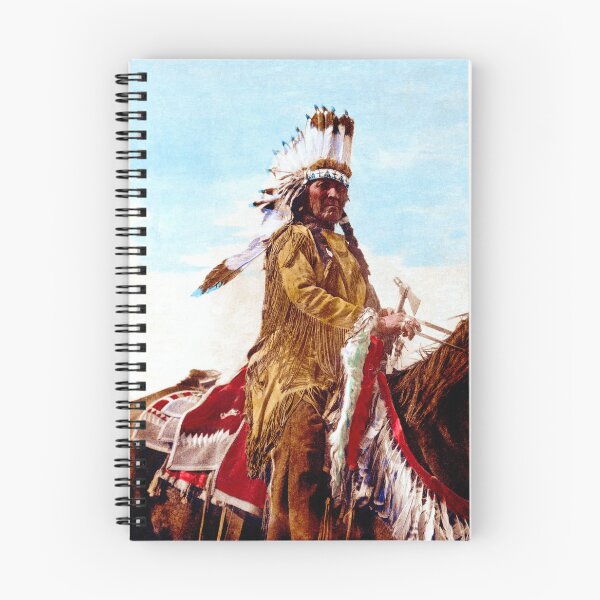 Item preview, Arapaho Indian Man Horseback 1927 designed and sold by RocketshipRetro.