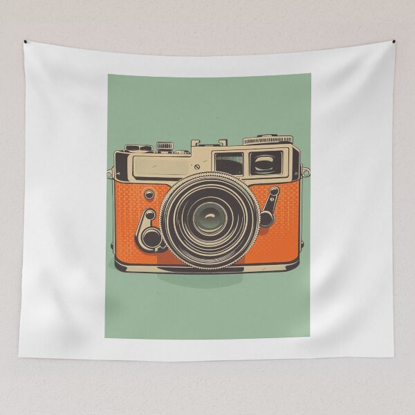 Item preview, Retro Vintage Camera Art designed and sold by DigitalLegends1.