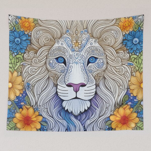 Item preview, colorful flora Leo zodiac Design. designed and sold by HEMRO.