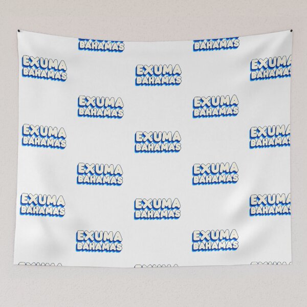Item preview, Exuma Bahamas (Blue) designed and sold by Whackadoodletee.