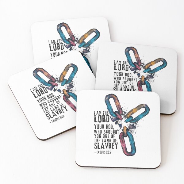 Item preview, I AM the Lord Your God Who Brought You Out of the Land of Slavery, Exodus 20:2 designed and sold by Faithloveshop.