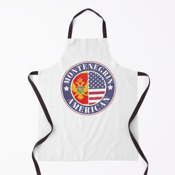 Item preview, Proud Montenegrin-American Badge - Montenegro Flag designed and sold by chrisrivait.
