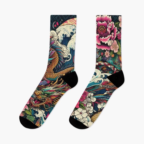 Item preview, Japanese Art Fusion Tattoo Design designed and sold by Rui Fernandes.